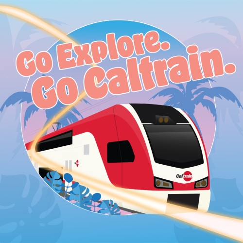 Go Explore Go Caltrain Tile
