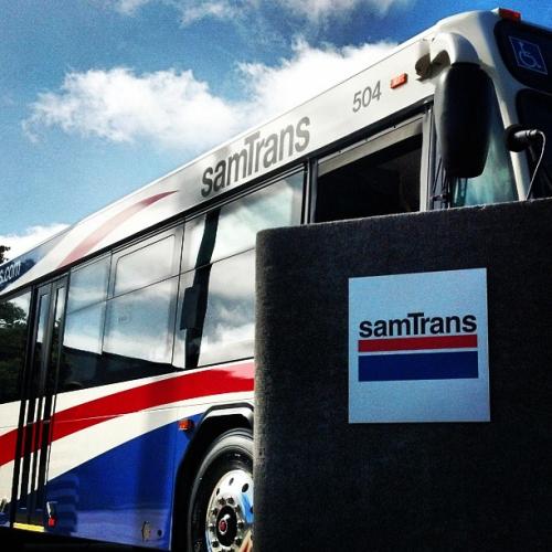 SamTrans podium.